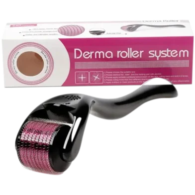 Derma Roller Micro Needle 1mm for Hair, Beard Growth and Facial Skin Therapy (All Sizes) -248762222 - Rokomari product